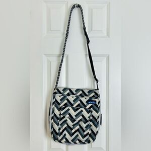 Kavu Sidewinder‎ Stone Parquet Crossbody Bag
